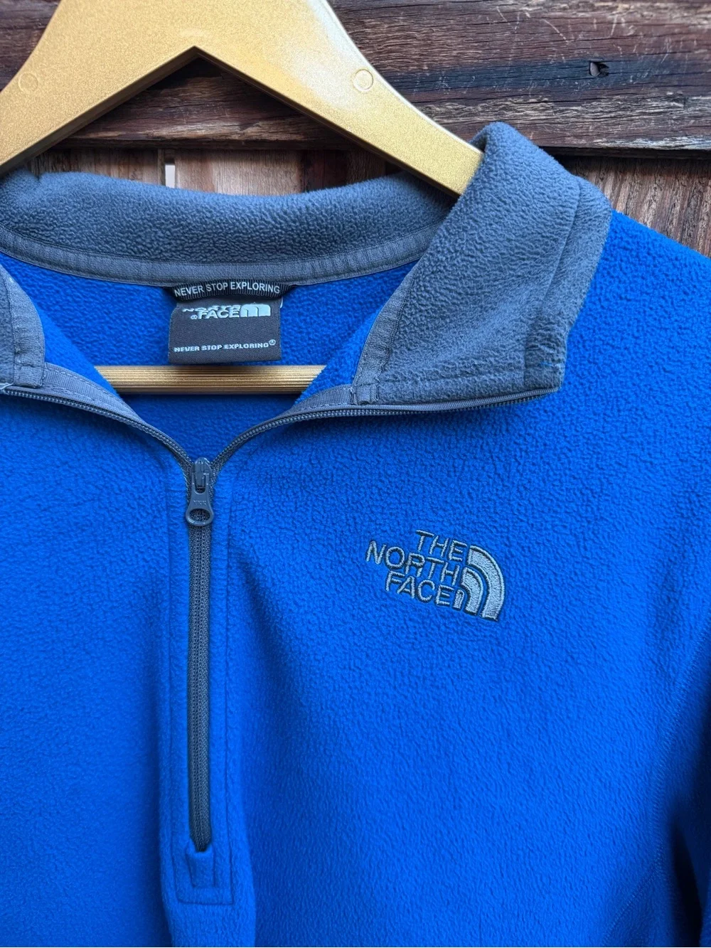 The North Face TKA 100 Glacier 1/4 Zip Fleece Pullover size M